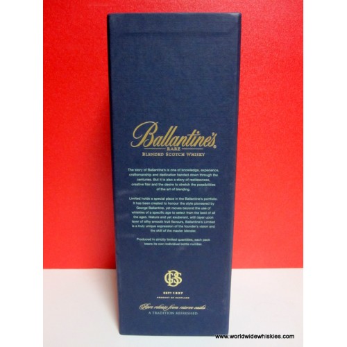 Ballantines LIMITED Scotch Whisky Wood Boxed